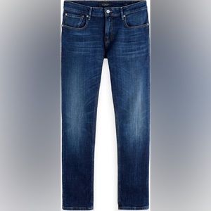 SCOTCH & SODA WHEELIE - TYE Slim Fit Denim Jeans W32 L34